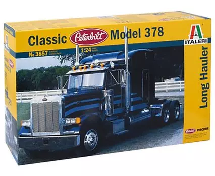 Platz Italeri Peterbilt 378 Long Hauler Тягач Головка Пластиковая Модель IT3857 1/24 (Машина)