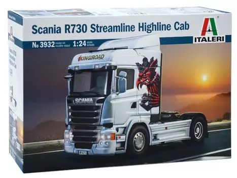 Platz Italeri Scania R730 Streamline тягач голова пластиковая модель IT3932 1/24