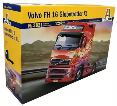 Platz Italeri Volvo FH16 Globetrotter XL тягач голова пластиковая модель IT3821 1/24