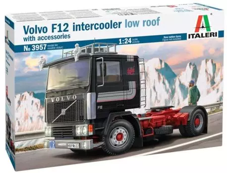 Platz Italeri Volvo Intercooler Low Roof с аксессуарами Пластиковая модель IT3957 1/24 F-12