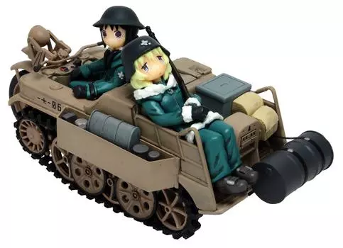 Platz Last Tour Kettenkrad Yuri Фигурка 2 Набор пластиковых фигурок для девочек с Чито и 1/35 GLT-01