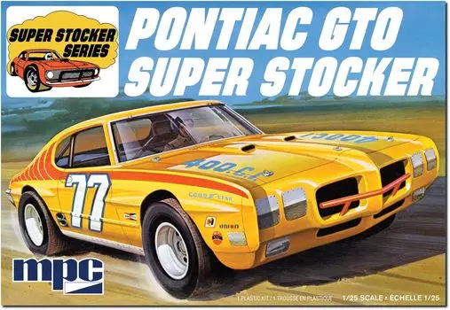 Platz MPC Pontiac GTO Super Stock Car 1970 Пластиковая модель MPC939 1/25 (Машина)
