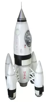 Platz Pegasus Hobby Apollo 27 Пластиковая модель PH9101 1/72