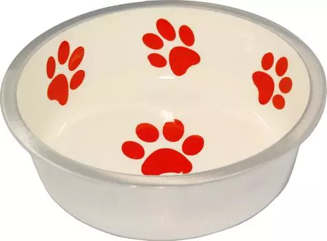PLATZ PET Dog Tableware Majestic Bowl S Size Milky White SUPPLISES&FUN