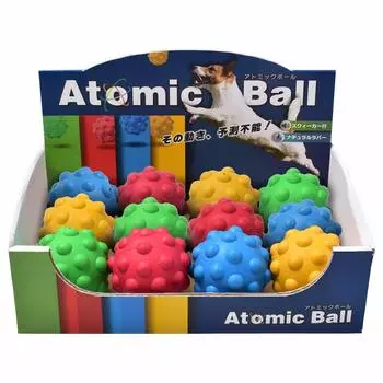 PLATZ PET SUPPLIES FUN Dog Toy Atomic Ball Mini 12P BOX &