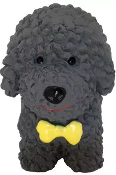 PLATZ PET SUPPLIES FUN Dog Toy Poodle Collection Silver & серебряный