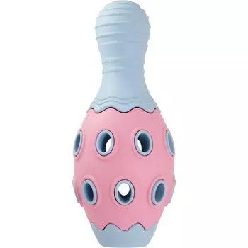 PLATZ PET SUPPLISES FUN Dog Toy Educational Toy Unipod Bowling Pink & розовый
