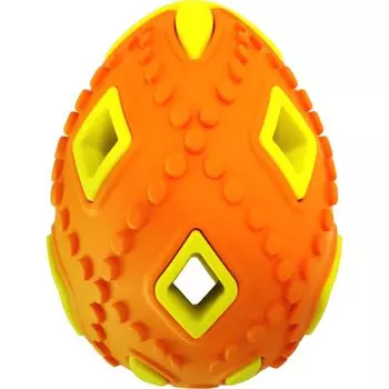 PLATZ PET SUPPLISES FUN Игрушка для собак Развивающая игрушка Unipod Egg Orange &
