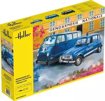 Platz Renault Estafette Renault 4TL Военная полиция набор Пластиковая модель HE50325 Hrre 1/24 &
