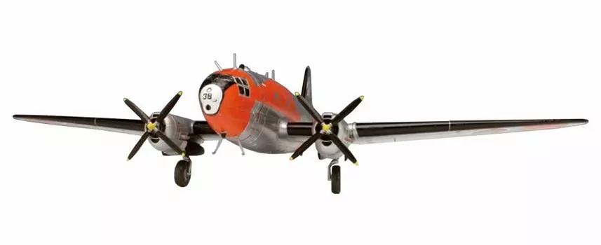PLATZ Самолёт ДРЛО ВВС США Пластиковая модель 1/144 Силы самообороны C-46 PD-23