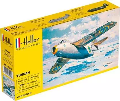 Platz Swedish Saab 29 Tunnan Plastic Model HE80260 Hreir 1/72 (Airplane)