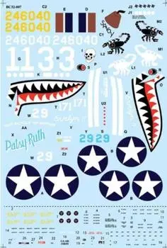 Platz Warhawks BC-32007 P-40K Часть 1