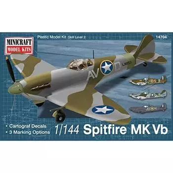 Platz World War II Spitfire Plastic Model MC14704 1/144 Mk.Vb