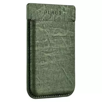 PLAUD NOTE Специальный чехол для диктофона Совместим с MagSafe Может быть прикреплен к мобильному телефону Для удобства записи звонков Кожа зелёный