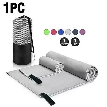 Плавание Микрофибра Быстросохнущие Полотенца Мужские Кемпинговые Пешие Прогулки Велоспорт Портативные Пляжные Полотенца Женские Бег Спортивные Мягкие Полотенца 80x40cm