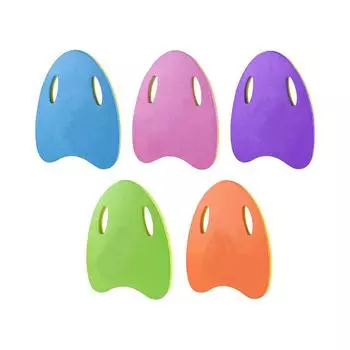 Плавательная доска для плавания Доска для обучения плаванию Вспомогательная плавательная доска для плавания с удобной ручкой Щит для плавания Плавающая доска для плавания синий