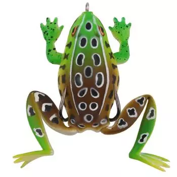 Плавающая мягкая лягушка для рыбалки в Великобритании силиконовая приманка реалистичная искусственная приманка мягкая B Turquoise