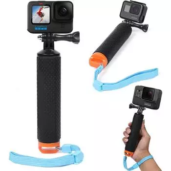 Плавающая палка для селфи Gopro, ручной стабилизатор для подводной фотографии, камера для дайвинга, плавающая палка с плавучестью