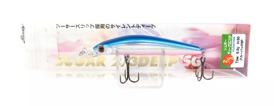 Плавающая приманка Bassday Sugar 2/3 Deep SG 72F, 6 грамм H-50 (1188)