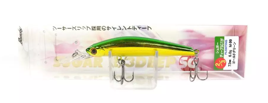 Плавающая приманка Bassday Sugar 2/3 Deep SG 72F 6,0 грамм M-99 (1065)