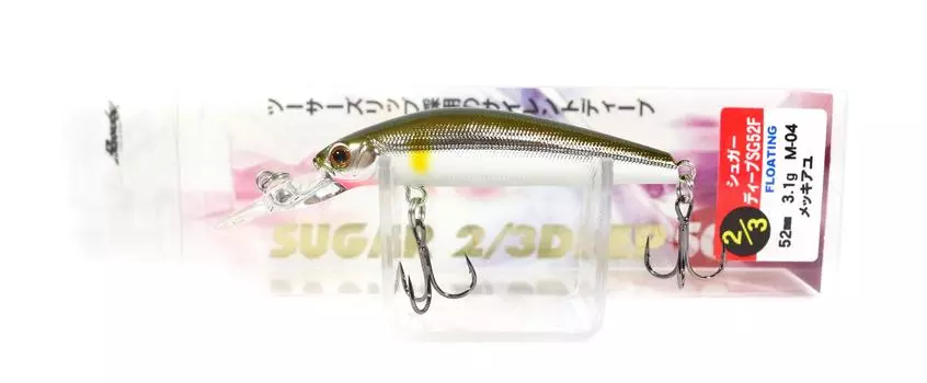 Плавающая приманка Bassday Sugar 2/3 Deep SG 52F 3,1 грамма M-04 (4027)