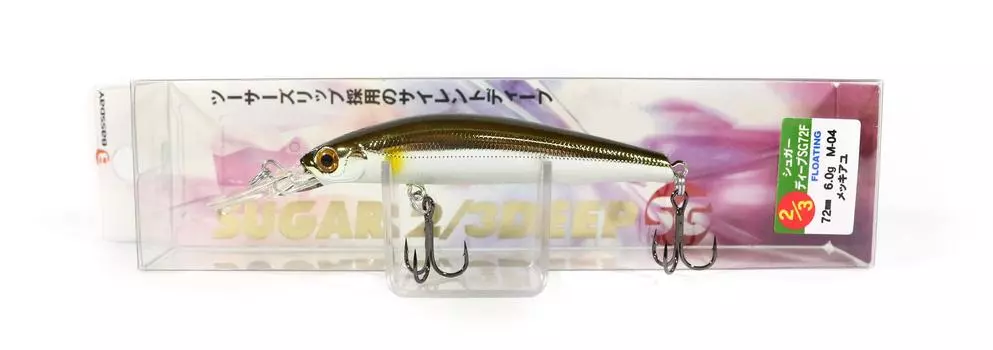 Плавающая приманка Bassday Sugar 2/3 Deep SG 72F 6 грамм M-04 (1027)