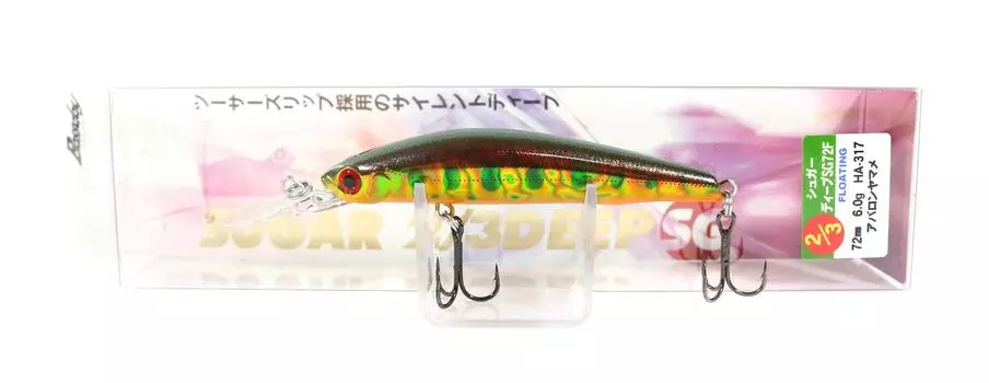 Плавающая приманка Bassday Sugar 2/3 Deep SG 72F, 6 грамм HA-317 (1249)