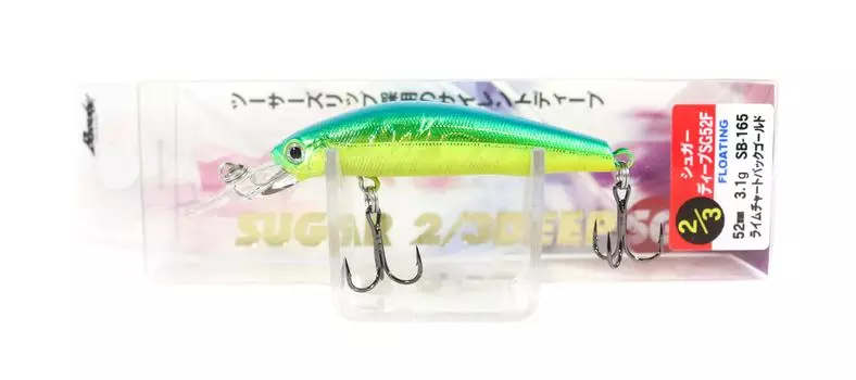 Плавающая приманка Bassday Sugar глубиной 2/3 SG 52F 3,1 грамма SB-165 (4300)