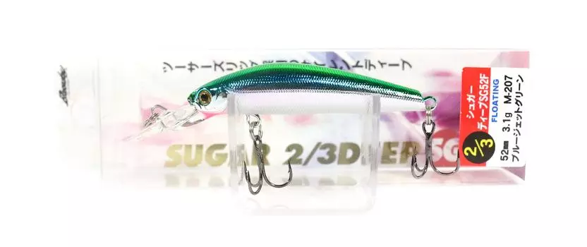 Плавающая приманка Bassday Sugar глубиной 2/3 SG 52F 3,1 грамма M-207 (4089)