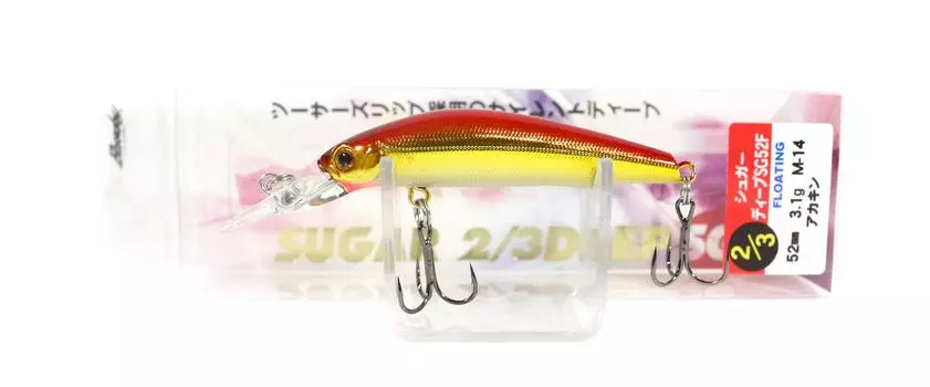 Плавающая приманка Bassday Sugar глубиной 2/3 SG 52F 3,1 грамма M-14 (4058)
