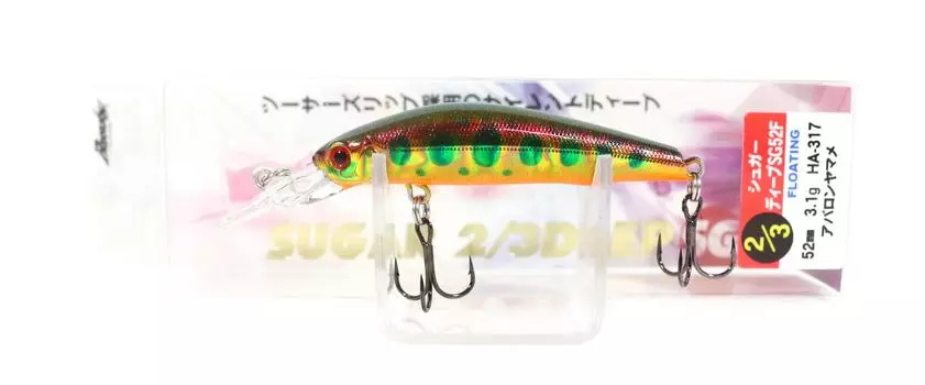 Плавающая приманка Bassday Sugar глубиной 2/3 SG 52F 3,1 грамма HA-317 (4249)