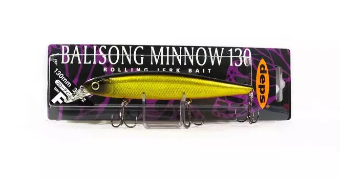 Плавающая приманка Deps Balisong Minnow 130F, 3/4 унции 22 (1223)
