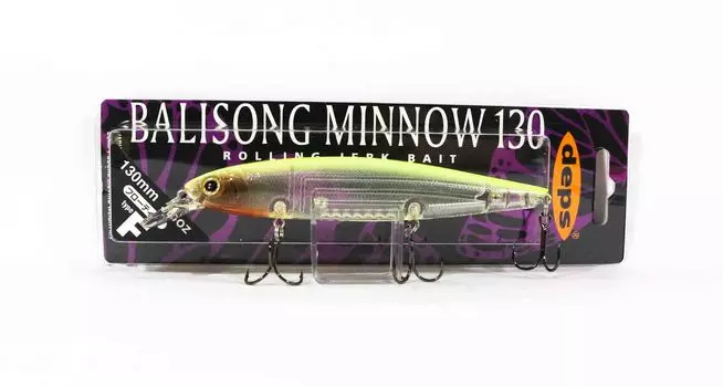 Плавающая приманка Deps Balisong Minnow 130F, 3/4 унции 38 (1384)