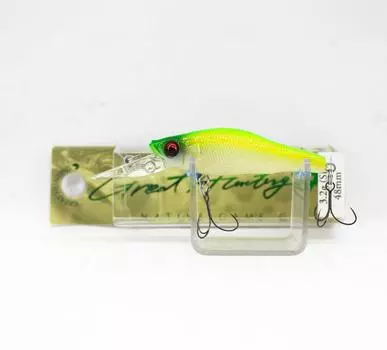 Плавающая приманка для дайвинга Megabass GH48 Ghost Pearl Lime (7694)