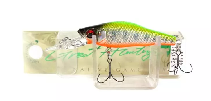 Плавающая приманка для дайвинга Megabass GH48 LZ Lime Back OB (7625)