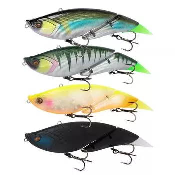 Плавающая приманка для плавания с 2 суставами, 19 см, 55 г, с мягкими хвостами, воблеры для рыбалки, жесткая приманка, гибкая приманка для щуки, рыболовные снасти C3