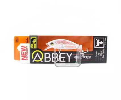 Плавающая приманка Jackall Abbey Minnow 38SF Plankton Clear (7435)