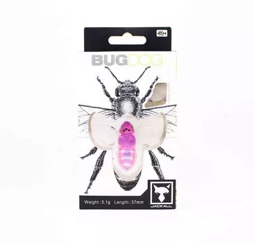 Плавающая приманка Jackall Bugdog 37 мм для насекомых, розовая (09:30)