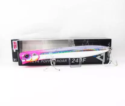 Плавающая приманка Jackall Cian Popper Roar 240F, видимая розовая (3380)