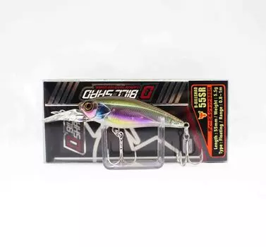 Плавающая приманка Jackall D-Bill Shad 55 SR с полузеркалом Wakasagi (2243)