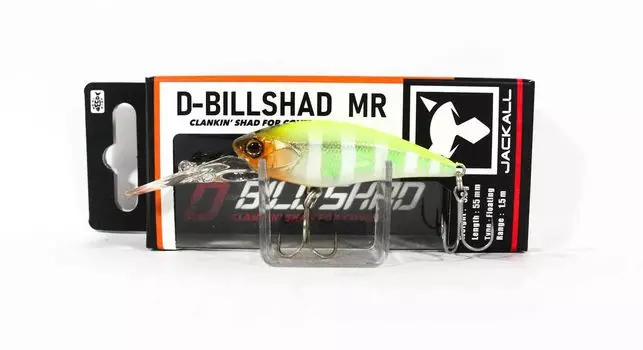 Плавающая приманка Jackall D-Bill Shad 55 MR Таблица POL Назад BG (7389)
