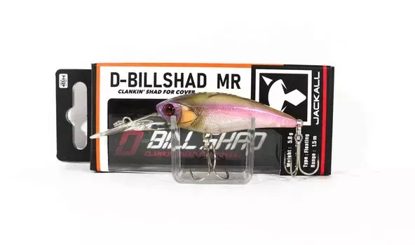 Плавающая приманка Jackall D-Bill Shad 55 MR Ghost Pink Wakasagi (7365)