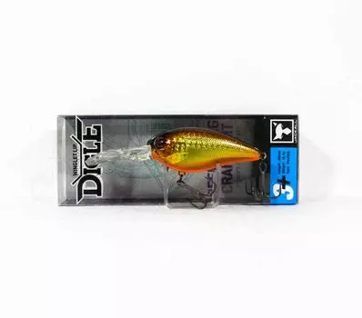 Плавающая приманка Jackall Digle 3+ Crank Bait с двойным сцеплением, золотистый и черный (2274)