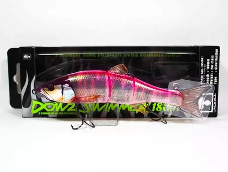 Плавающая приманка Jackall Dowzswimmer 180 SF, розовая спинка для плавания (9860)