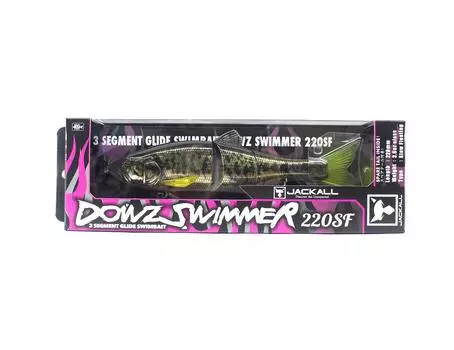 Плавающая приманка Jackall Dowzswimmer 220 SF RT Largemouth Bass (6478)