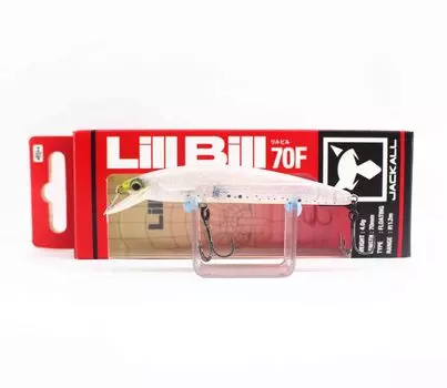 Плавающая приманка Jackall Lill Bill 70F Stealth Shirauo (1597 г.)