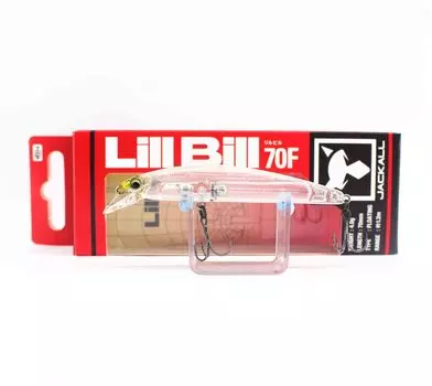 Плавающая приманка Jackall Lill Bill 70F Super Clear Shirauo (1580 г.)