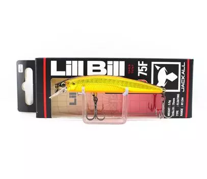 Плавающая приманка Jackall Lill Bill Wild 75F золотисто-черная (3506)