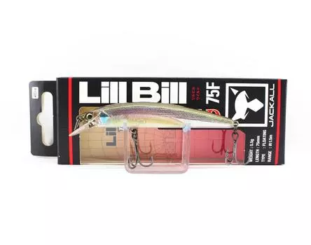 Плавающая приманка Jackall Lill Bill Wild 75F GB с полузеркалом Wakasagi (3476)