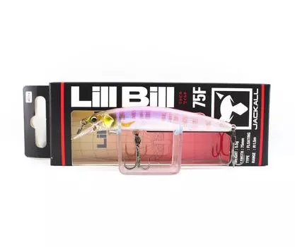 Плавающая приманка Jackall Lill Bill Wild 75F Сексуальная прозрачная розовая (3490)